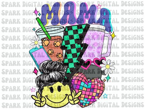 Mom Life Png Mom Things Mom Sublimation Design Trendy Popular Png