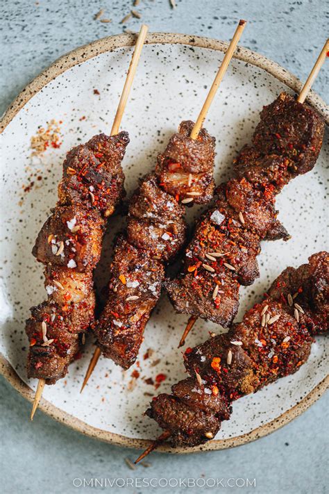 Air Fryer Lamb Skewers 羊肉串儿 Omnivores Cookbook