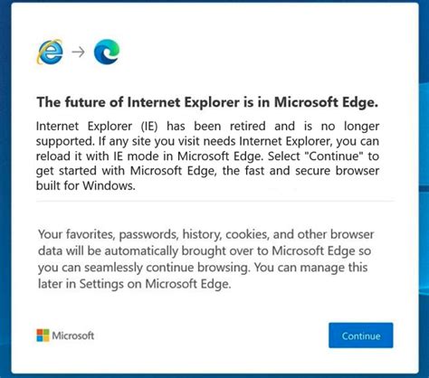 Microsoft Windows Update To Permanently Disable Internet Explorer