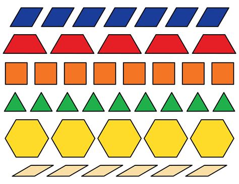 STEM Mats: Free Triangle Pattern Blocks for Preschool & Kindergarten