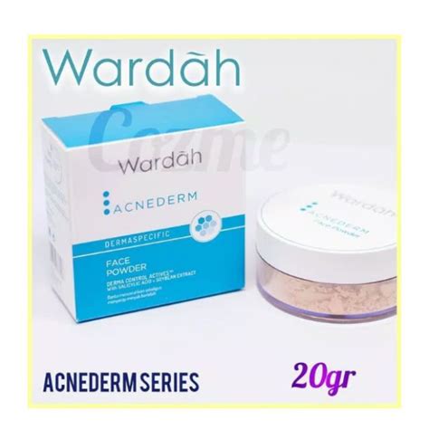 Original Bedak Tabur Wardah Acnederm Face Powder Jerawat Shopee Malaysia