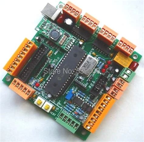 Купить Бесплатная доставка 4 оси usb контроллер чпу интерфейсная плата ...