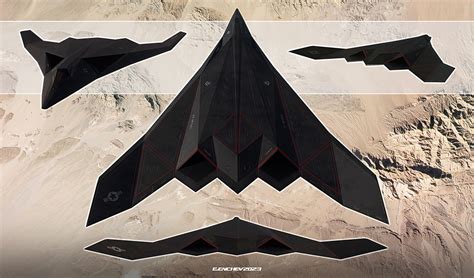 Retro stealth bomber designs on Behance