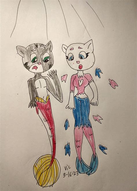 Talking Angela Mermaid Transformation 3 By Victheanimaldrawer On Deviantart