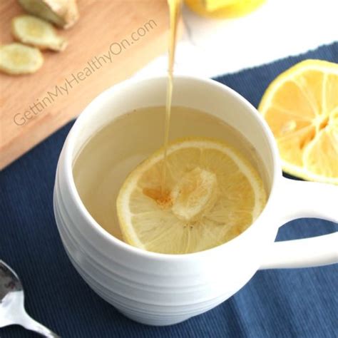 Hot Lemon Ginger Water With Honey