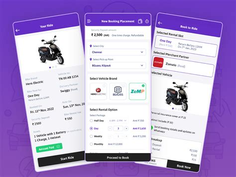 Zemp Rider App Uiux On Behance