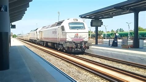 INTERCITY 334 334 Talgo VI entrada desde la estación de Mérida trayecto