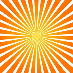 Sun Rays Orange Background Spiral Royalty Free Vector Image