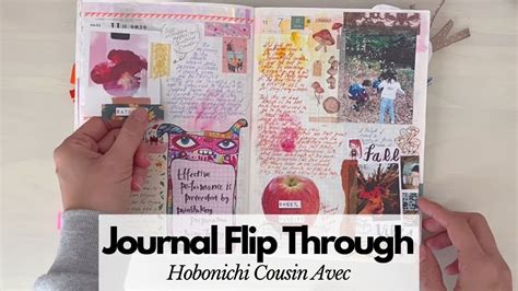 Completed Pages Hobonichi Cousin Flip Through November YouTube