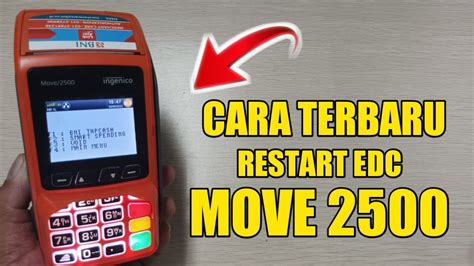 CARA RESTART EDC INGENICO MOVE 2500 YouTube