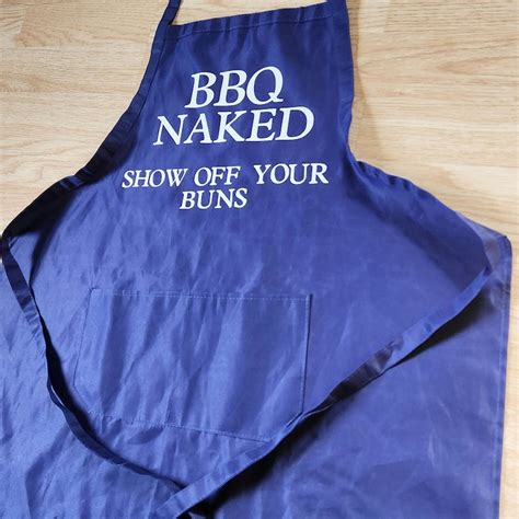 Naked Man Apron Etsy