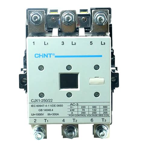 Asli Chint AC Kontaktor CJX1 250 22 220 V 380 V 110 V Kontaktor