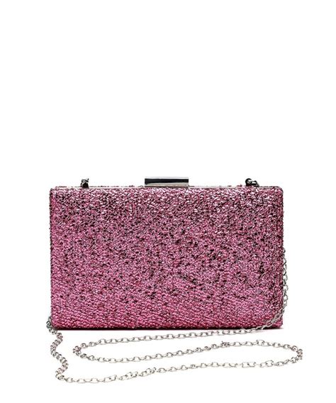 Women Clutch Purse Wallet Hard Case Evening Bag Glitter Handbag With