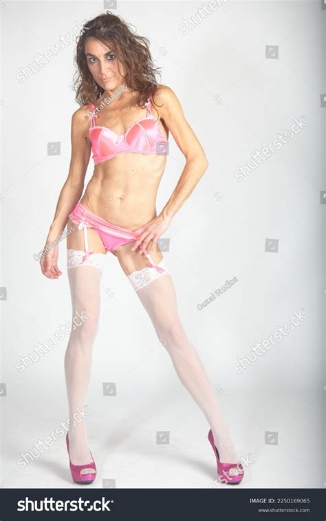 Portrait Sexy Brunette Woman Wearing Lingerie Stock Photo Shutterstock