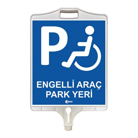 Mfk 9302 Disabled Parking Board Two Sided Mfk Plastik