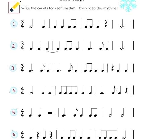 Basic Rhythm Worksheets Rhythms Free Rhythm Counting Worksheets | Free Worksheets Samples