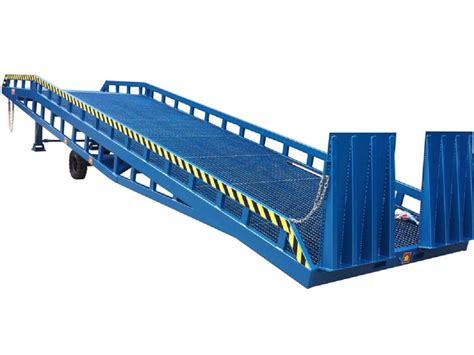 Mobile Yard Ramp Moveable Hydraulic Container Loading Ramp Manual