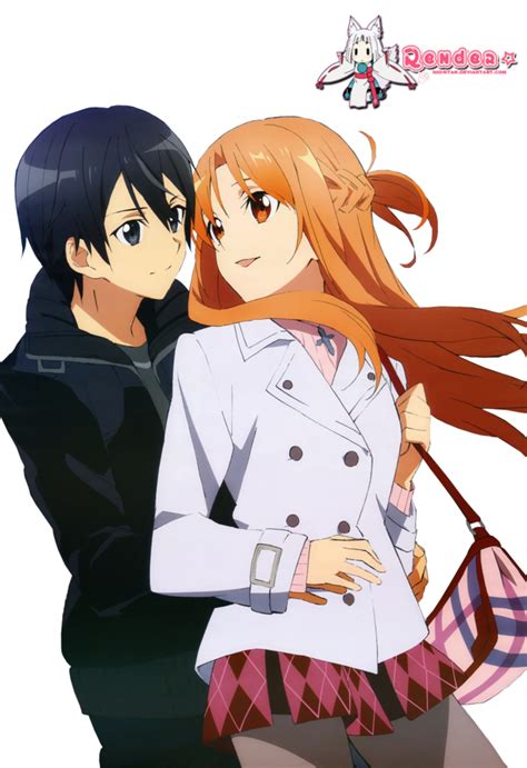 Sword Art Online Kirito And Asuna Render