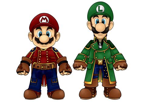 Mario and Luigi by CosmicThunder on DeviantArt