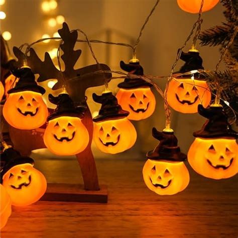 Eledreme Lichterkette Halloween K Rbis Led M Led Halloween