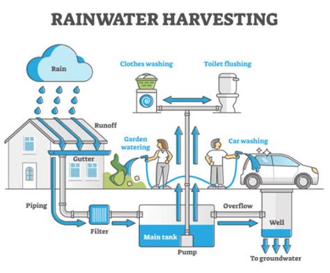 Rainwater Harvesting Methods Diagram Model And Advantages