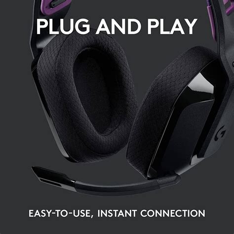 Logitech G535 Lightspeed Wireless Gaming Headset, 40mm Drivers, 20Hz ...