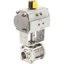 Stainless Steel Ball Valve ELIT RE RES Pneumatic Actuator Syveco