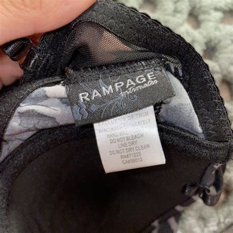 Vintage Y K Rampage Black Cheetah Print Lingerie Depop