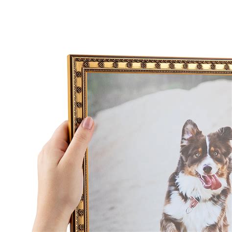 Arttoframes 24 X 36 Gold With Star Picture Frame 24x36 Inch Gold