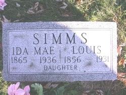 Louis Simms 1856 1931 Mémorial Find a Grave