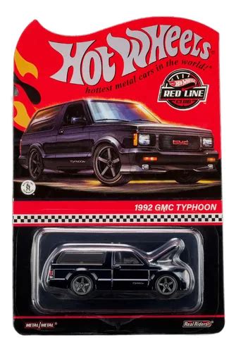 Hot Wheels Rlc Gmc Typhoon Suv Red Line Club Miniatura Cor Preto Parcelamento Sem Juros