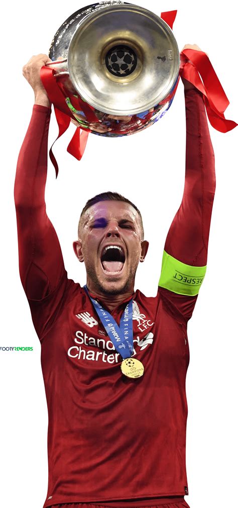 Jordan Henderson Liverpool football render - FootyRenders