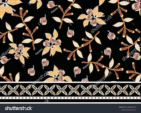 Indonesian Batik Motifs Style Maluku Island Stock Vector Royalty Free