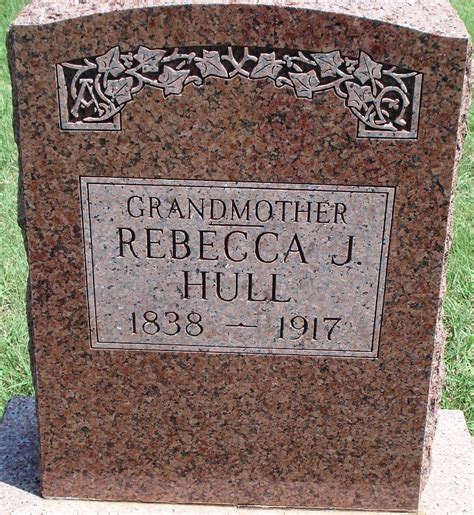 Rebecca Jane Allmon Hull Find A Grave Memorial