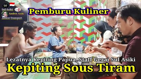 Kepiting Saos Tiram Lezat Banget Makan Bareng Staff Gerai Sul Asiki