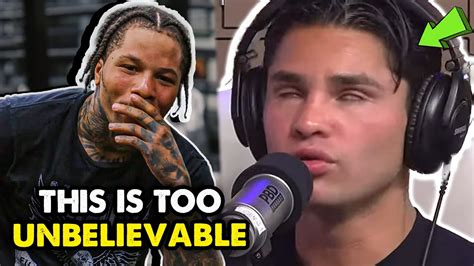 Ryan Garcia Insane Gervonta Davis Rematch Terms Revealed Youtube