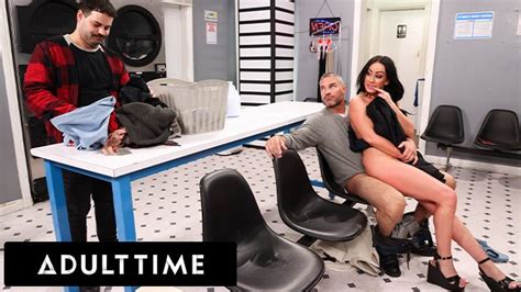 Adult Time Sneaky Public Laundromat With Stranger Fuck For Insatiable