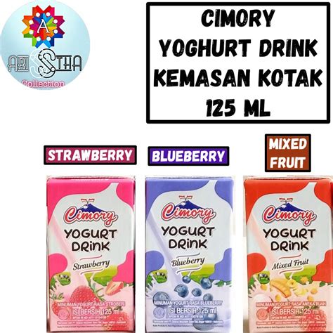 Jual Cimory Minuman Yoghurt Drink Kemasan Kotak 125 Ml Shopee Indonesia