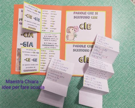 Lapbook Plurale Cia Gia Maestra Chiara