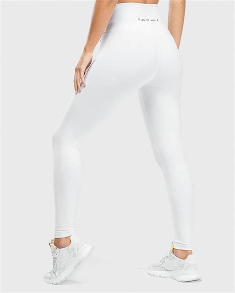 Squat Wolf Hera Leggings White Tightsno