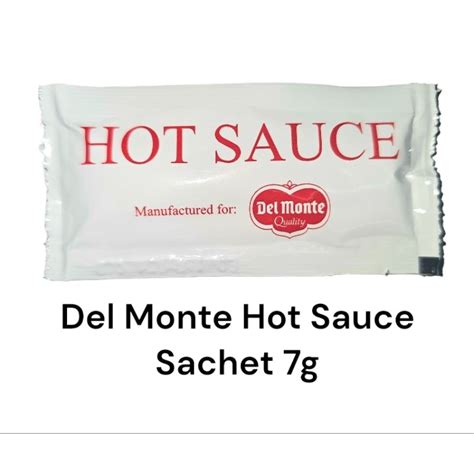 Del Monte Hot Sauce Sachet Per Box Only Pcs Shopee Philippines