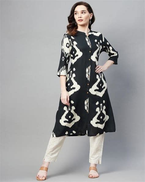 Buy Aarika Women S Dark Green Color Printed Kurti Online At Best Prices