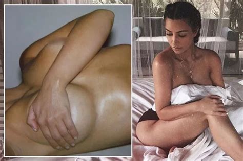 Kim Kardashian Goes FULL FRONTAL Posing Completely Naked In Latest Attempt To Break The