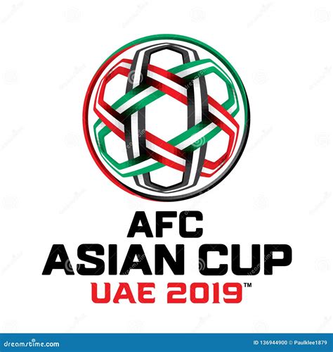 Afc Asian Cup Uae 2019 Logo Editorial Image Illustration Of Asian