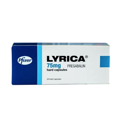 Lyrica 75mg Capsules Pregabalin X28 MedeCify