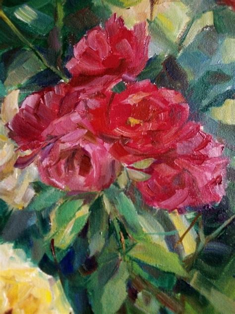 Magic Roses Painting By Aleksandra Plis Jose Art Gallery