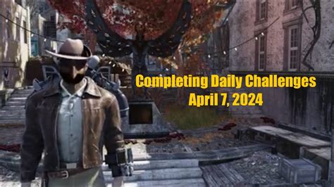 Fallout Completing Daily Challenges For April Quick Easy