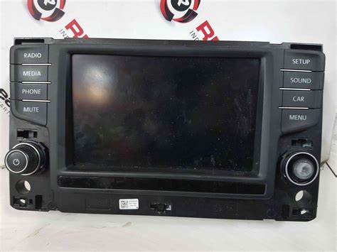 Volkswagen Golf Mk Infotainment Radio Media Display Screen