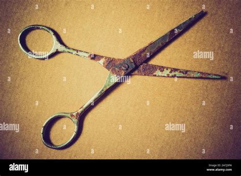 Antique Paper Scissors Hi Res Stock Photography And Images Alamy