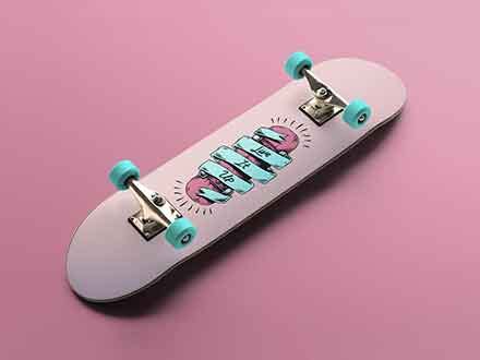 Free Man Holding Skateboard Mockup Psd